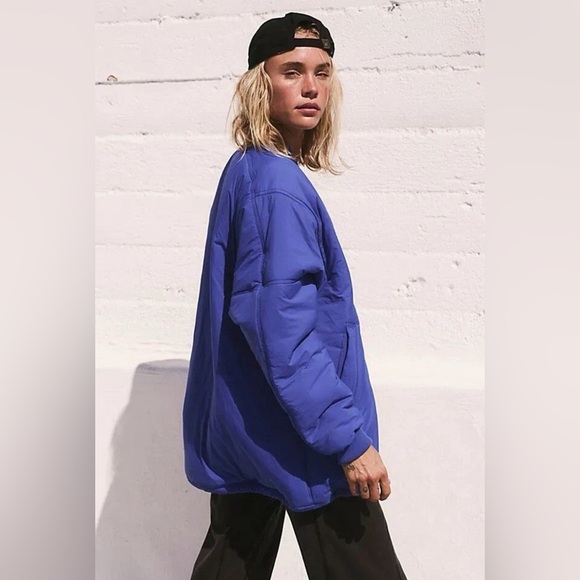 Free People Movement Midnight Moon Solid Bomber Jacket - Picture 13 of 13